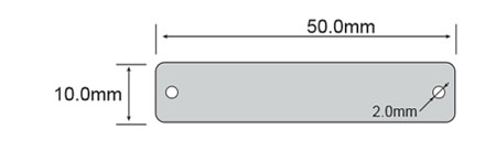 PCB5010抗金屬標簽尺寸