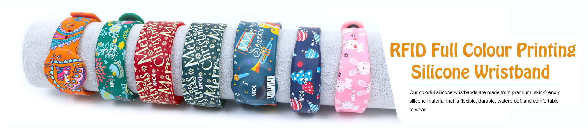 full color printing rfid wristbands