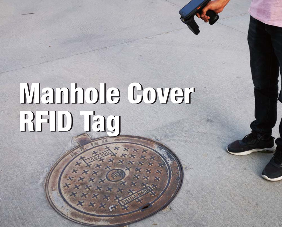 Manhole cover tracking tags