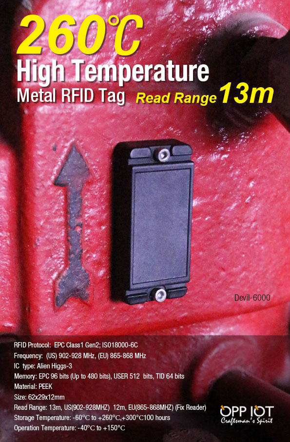 RFID asset tracking tags