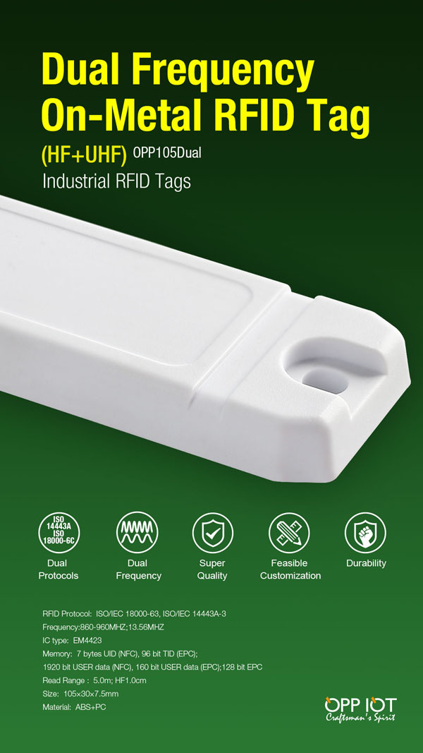 UHF and HF RFID Tag